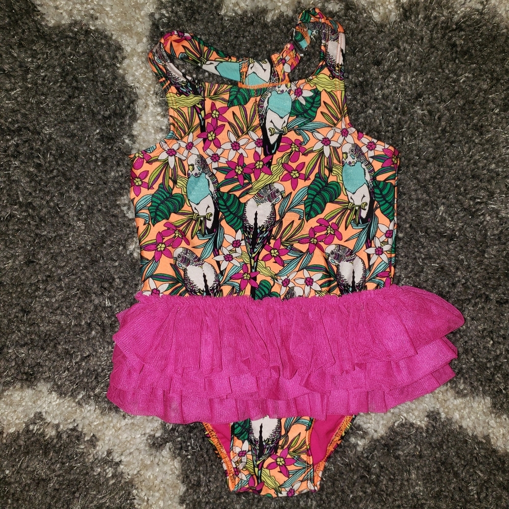 Girls Cat & jack swim suit, one piece , 3t